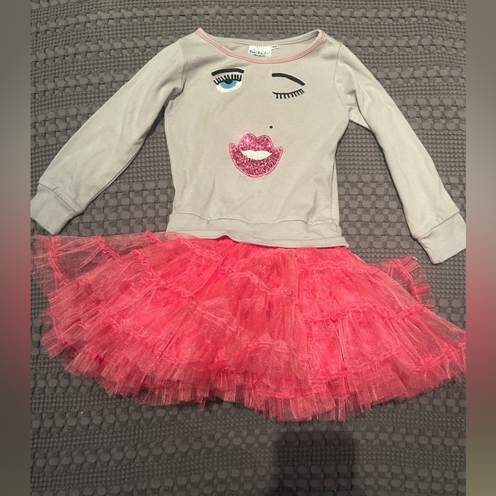 Girls Ooh! La La! Tutu Valentine’s Day dress size 6x/7